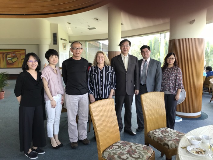 美國南卡羅萊納大學助理教授及阿拉巴馬州奧本大學講師與本校成員合照