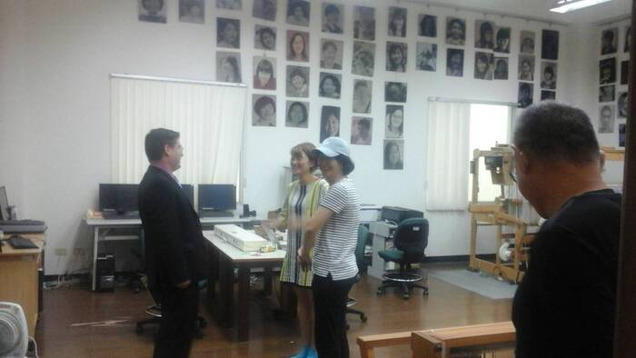 美國南卡羅萊納大學助理教授及阿拉巴馬州奧本大學講師參訪材創系纖維組