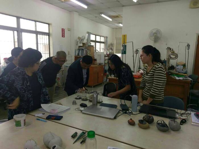 全球領導大學校長來參訪材創系金工組