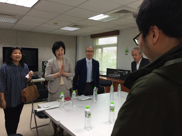 日本生活文化部梅原文蒞臨本校參訪應音系