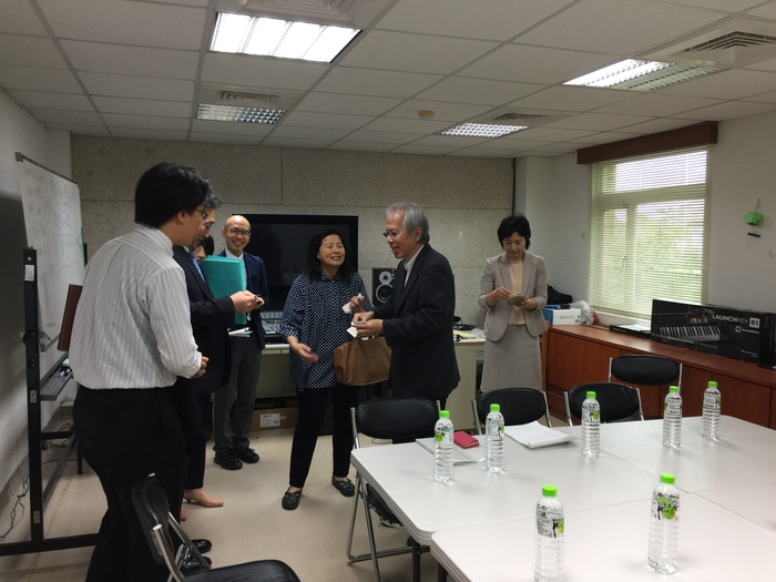 日本生活文化部梅原文蒞臨本校參訪應音系互動