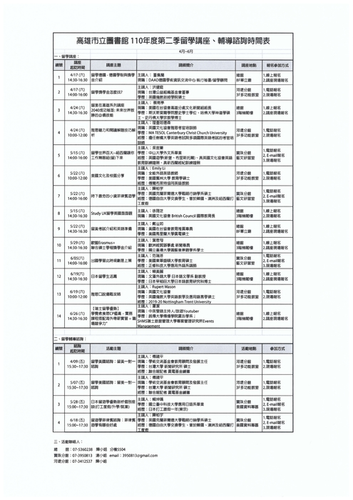時間表