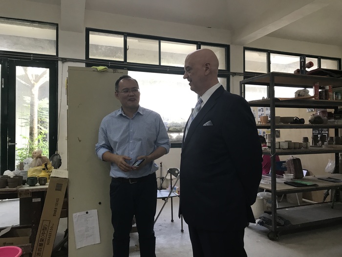 馬來西亞雙威大學參訪本校材創系陶瓷組